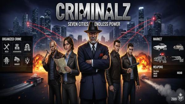 Carve your legend across seven cities in a ruthless crime saga. Criminalz drops you into a living underworld of families, hitlists, organized crime, and territory control—where timing your murders,...