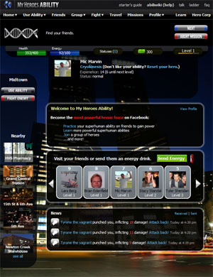 Heroes Interface Heroes Interface